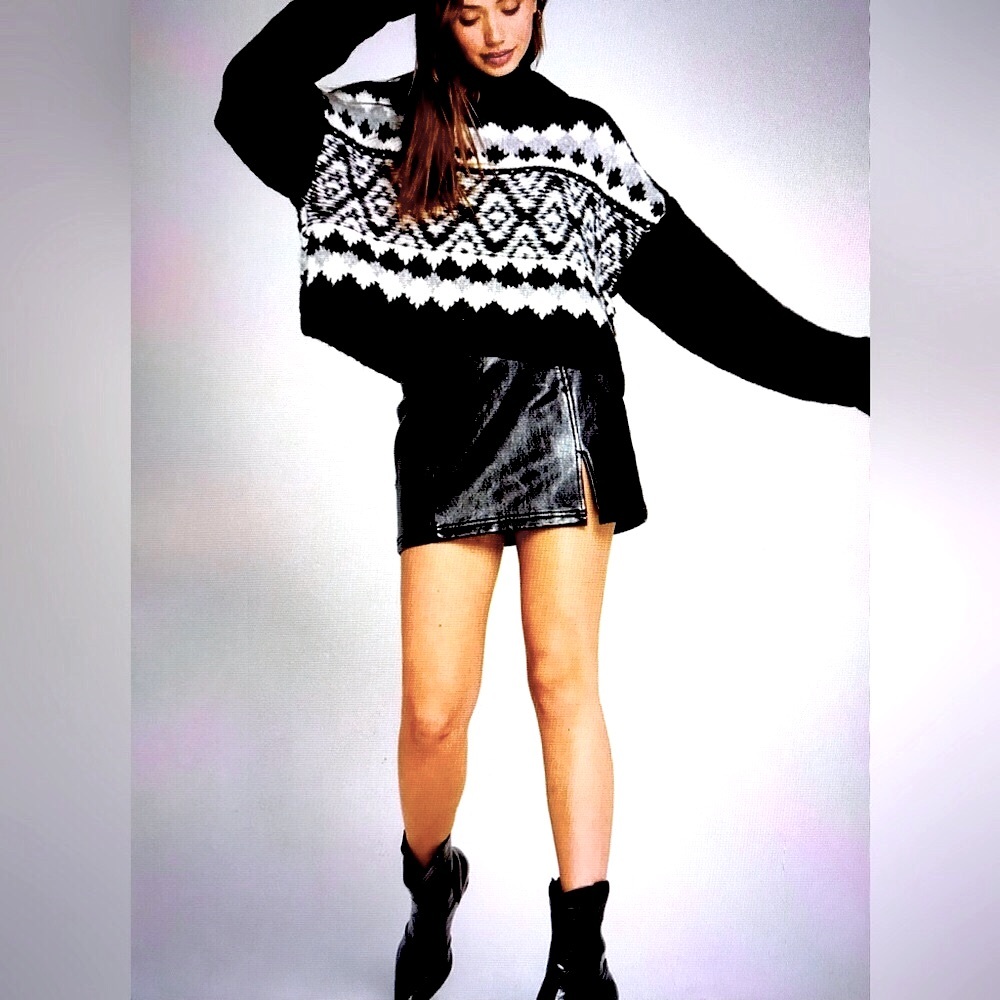 NWT Free People Holding Onto A Dream Coated Skirt
